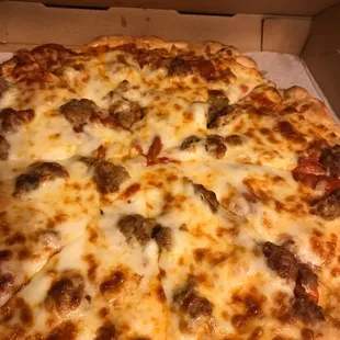 Pepperoni meatball. That's regular cheese!