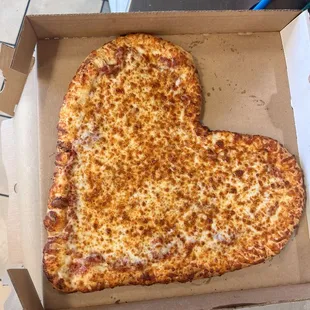 Heart Shaped Pizza