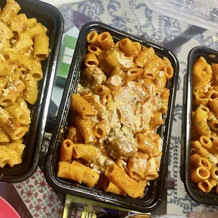 Bolognese, Creamy alla Vodka, &amp; Meatball Pasta