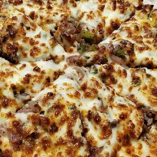 Cheese Steak Pizza