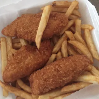 3 Piece Fish and Chips with Fries