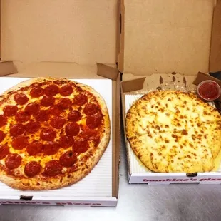 Large 1 Topping &amp; Cheese Bread for $12.99