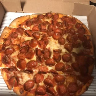 pizza, food