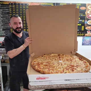 Giant 28" 1-Topping Pizza, 8 Wings & 2-Liter Special