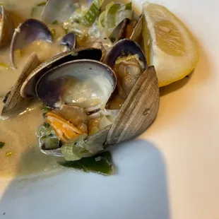 Steamed clams