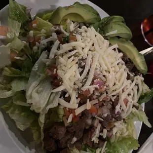 Custom Carne Asada salad!!