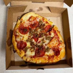 pizza, food