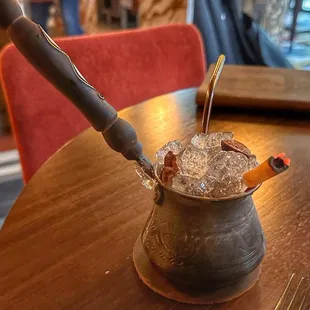 Turkish coffee pot cocktail