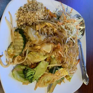 Vegetable pad Thai