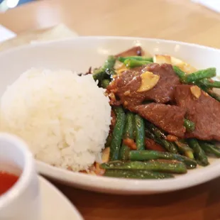 Beef &amp; String Beans, tastes just as good as it looks.