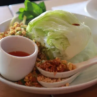 Chicken Lettuce Wrap