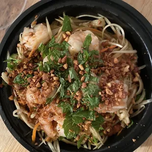 Papaya Salad with shrimp