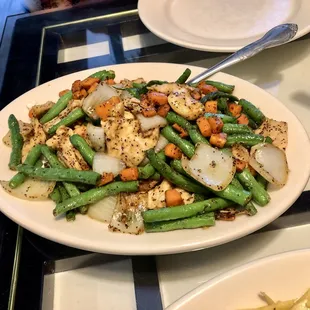 Blackened shrimp and chicken ($12.50)