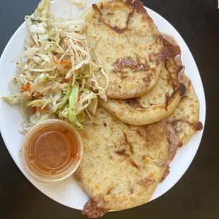 Bean and cheese pupusas