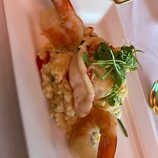 Seafood risotto