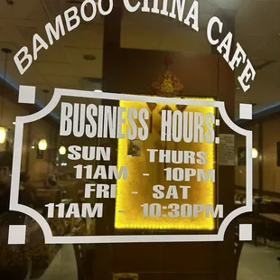 Business hours