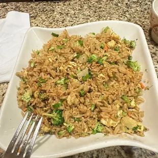 Vegetable fried rice!!! Delicious