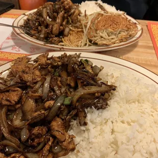 Thai garlic chicken.