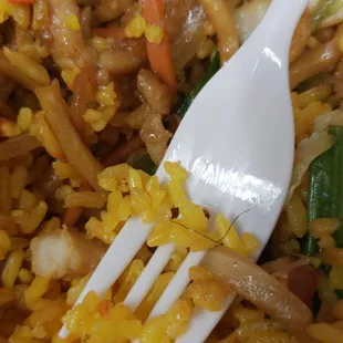 Hair in my food