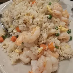 Shrimp fried rice. Yummy factor? Skyrocket