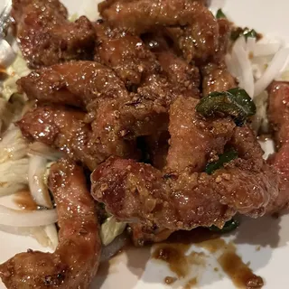Slippery Garlic Pork