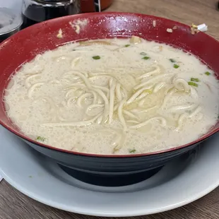 Miso Ramen with fresh hand pulled noodles (AMAZING)
