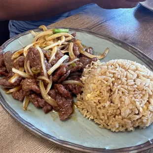 Mongolian Beef Lunch