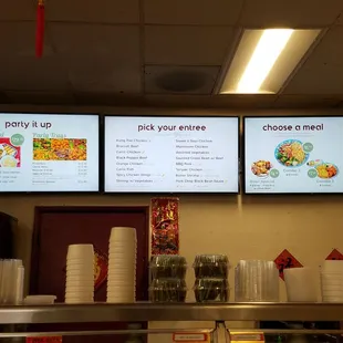 New digital menus!