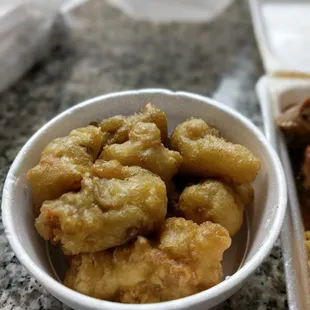 Sweet n sour chicken. So crunchy!