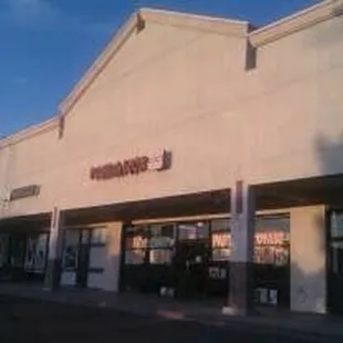 outside