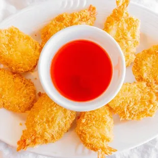 Fried prawns