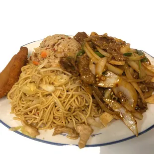 Mongolian Beef dinner combo meal
