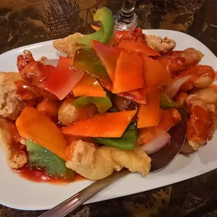 Sweet and sour chicken