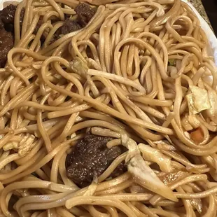 Beef 114. Chow Mein