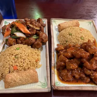 Jalapeno chicken and general tso chicken