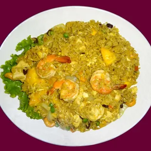 Mango Chicken and Shrim fried Rice
