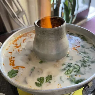 Tomkha with chicken