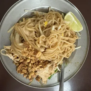 T18. Pad Thai plus chicken