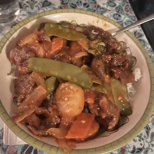Sezchuan Beef (spelling?)