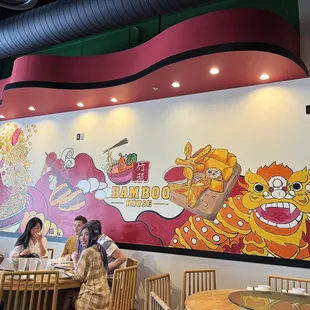 Cute wall mural!