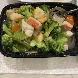 seafood delight.. more filler than seafood