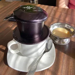 Vietnamese coffee with condensed milk