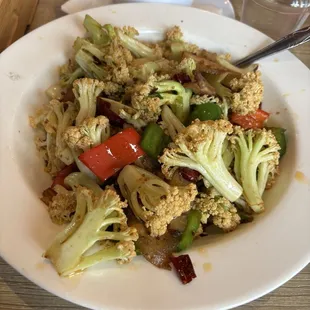 Cauliflower Dry Hot Pot