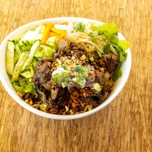 Ginger Beef Vermicelli Bowl