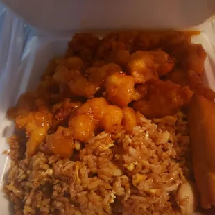 Garlic chicken combo