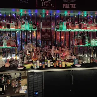 Front of bar