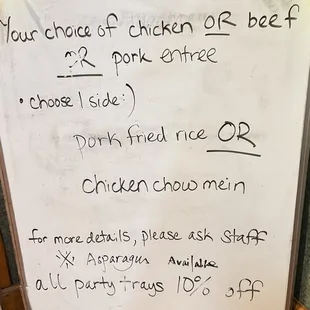 They started having dinner combinations