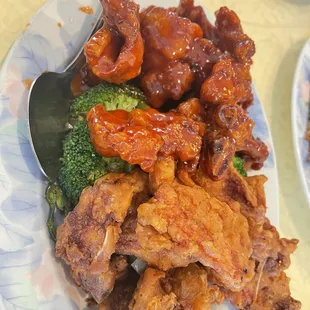 Two factors pork ribs salt and pepper &amp; Peking