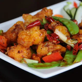 Szechuan Chili Jumbo Shrimp