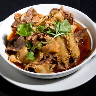 Beef and Tripe in Chili Oil